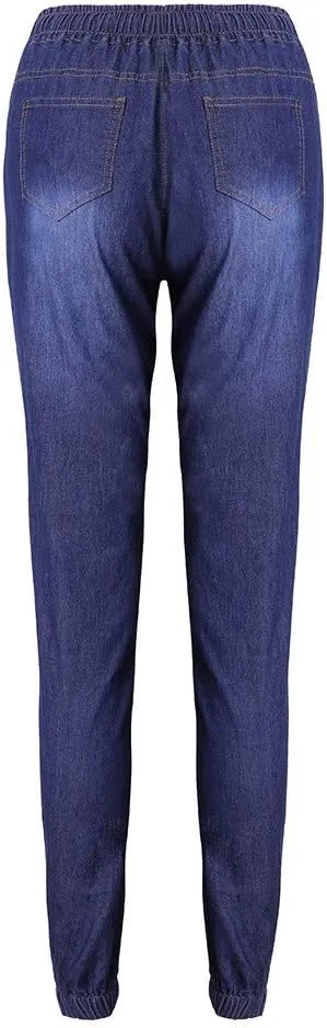 2024 Womens Pants Womens Plus Size Skinny Jeans High Waisted Stretchy Classic Ankle Jean Straight Jeans Women