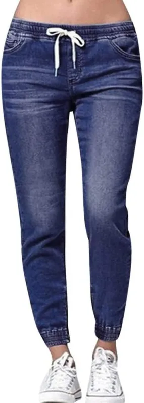 2024 Womens Pants Womens Plus Size Skinny Jeans High Waisted Stretchy Classic Ankle Jean Straight Jeans Women