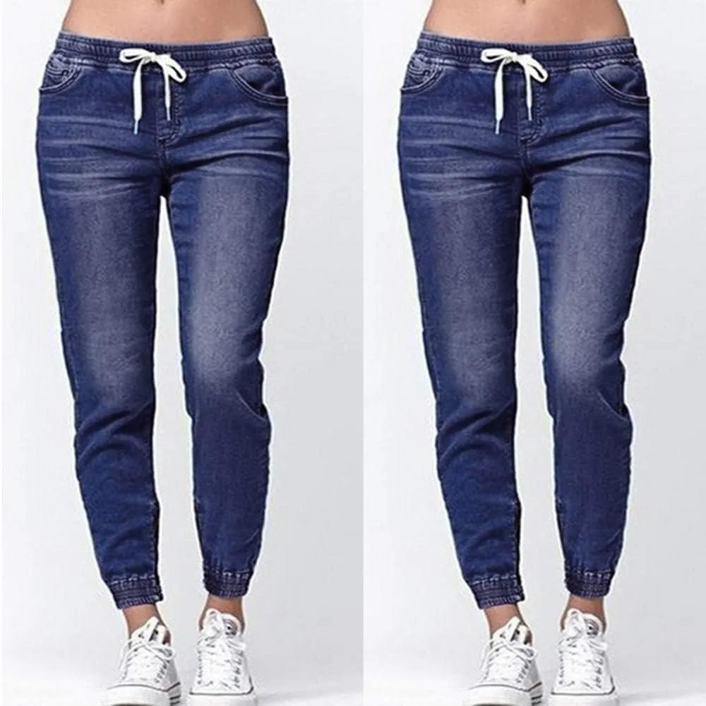 2024 Womens Pants Womens Plus Size Skinny Jeans High Waisted Stretchy Classic Ankle Jean Straight Jeans Women