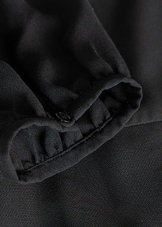 3/4 SLEEVE FISHTAIL DRESS