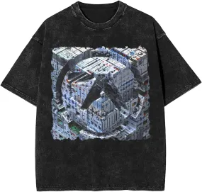 Aphex Vintage Oversized T Shirt Twin Unisex Summer Stylish O-Neck Cotton Short Sleeves Clothes