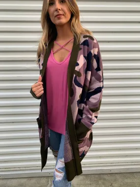 Camo Cardigan