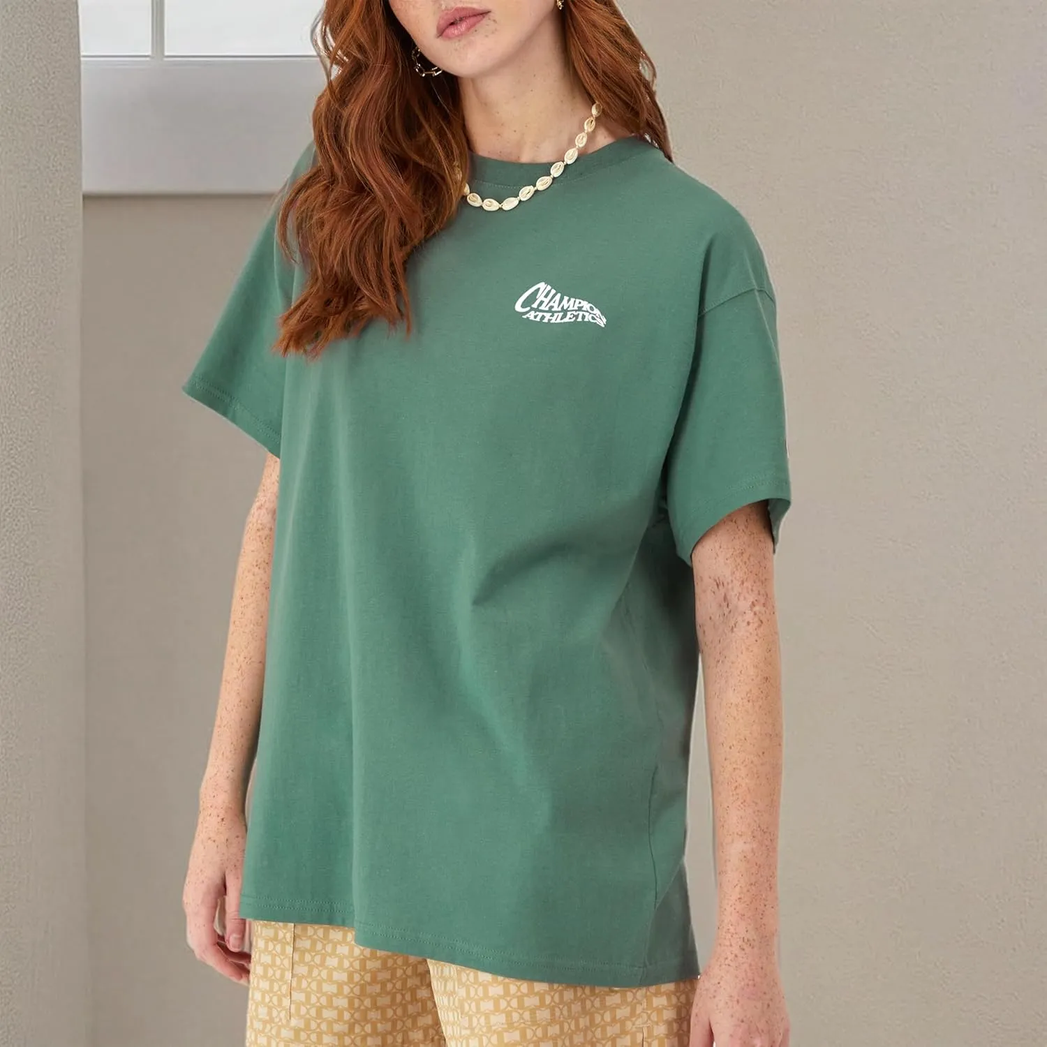 Champion Women's Tshirt, Classic Oversized Tshirt Soft and Comfortable Tee Shirt For Women