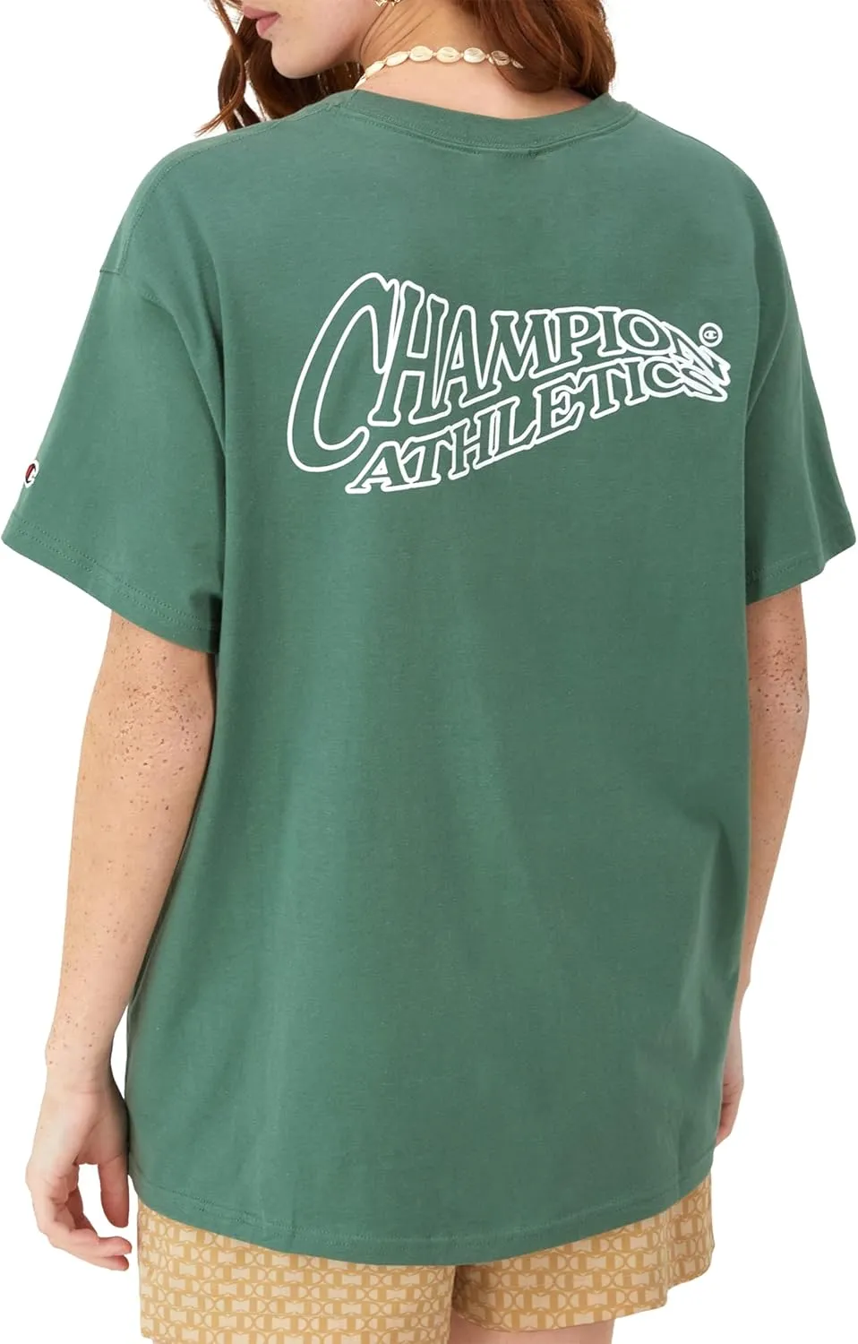 Champion Women's Tshirt, Classic Oversized Tshirt Soft and Comfortable Tee Shirt For Women
