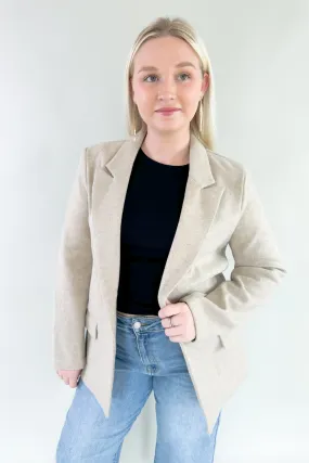 Clark Textured Oatmeal Blazer