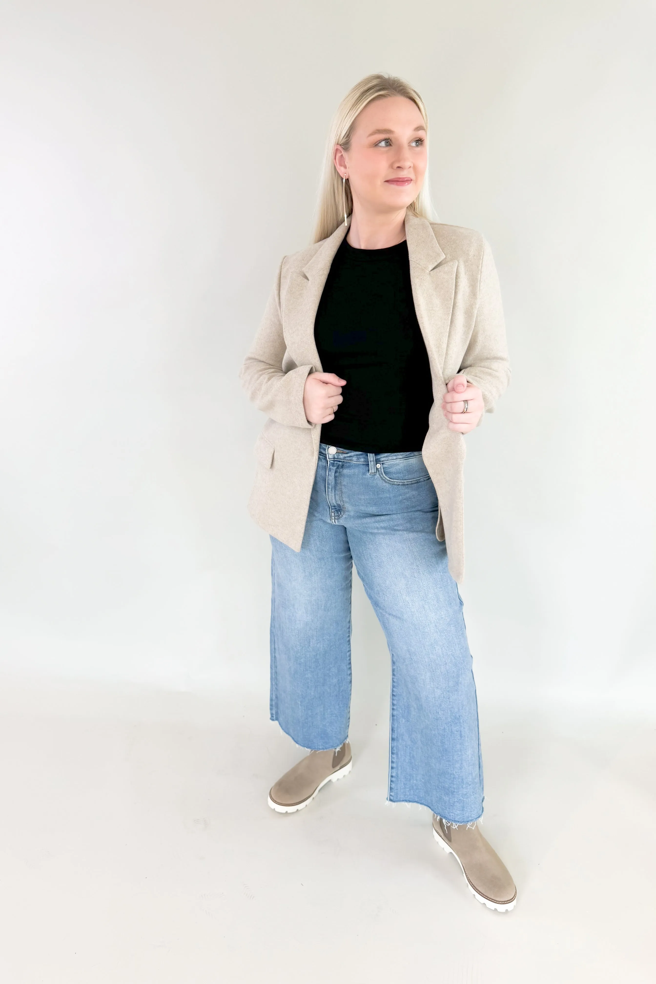 Clark Textured Oatmeal Blazer