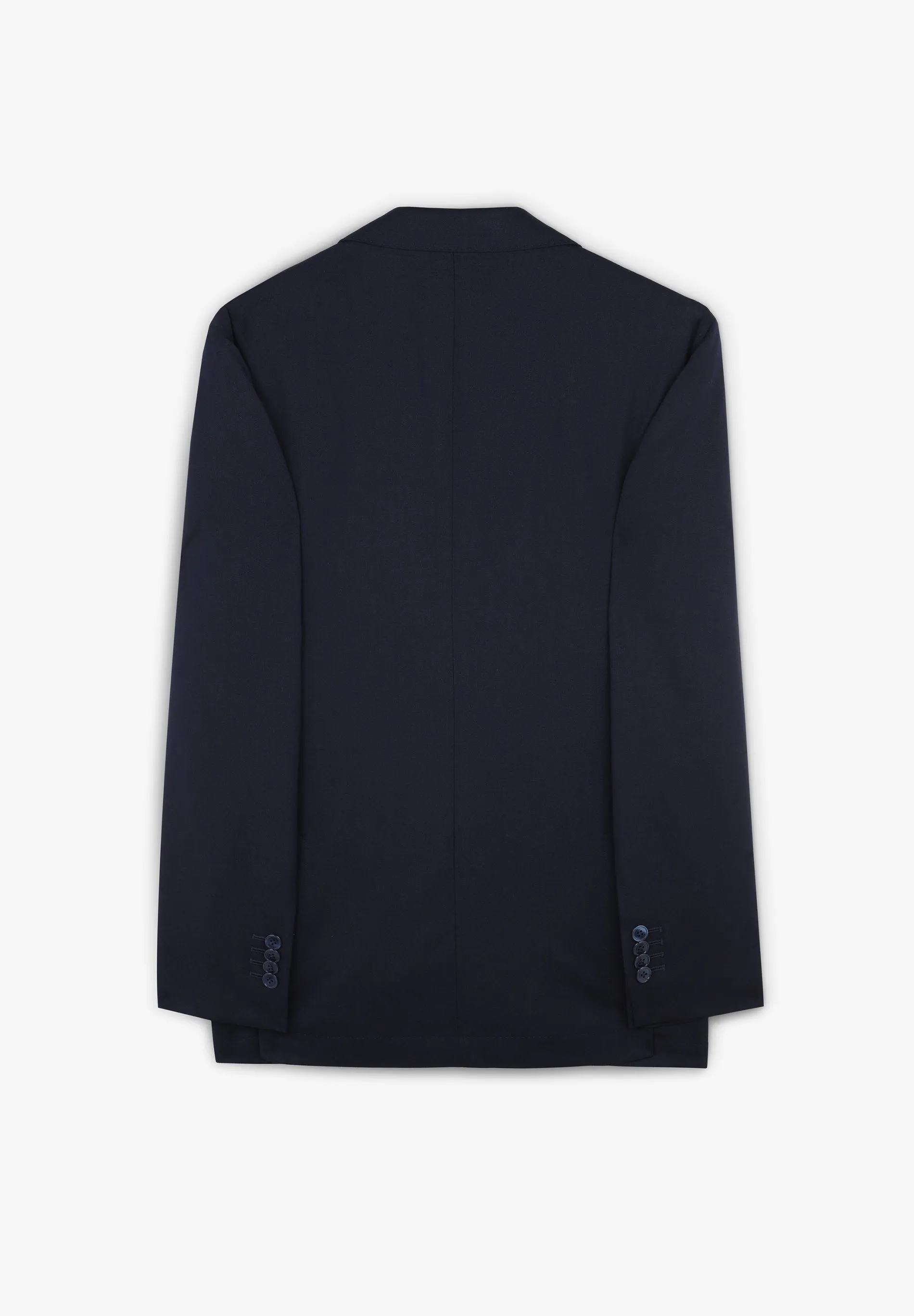 CLASSIC NAVY BLUE WOOL SUIT