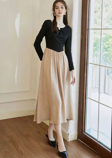 COLOR BLOCKING DRESS