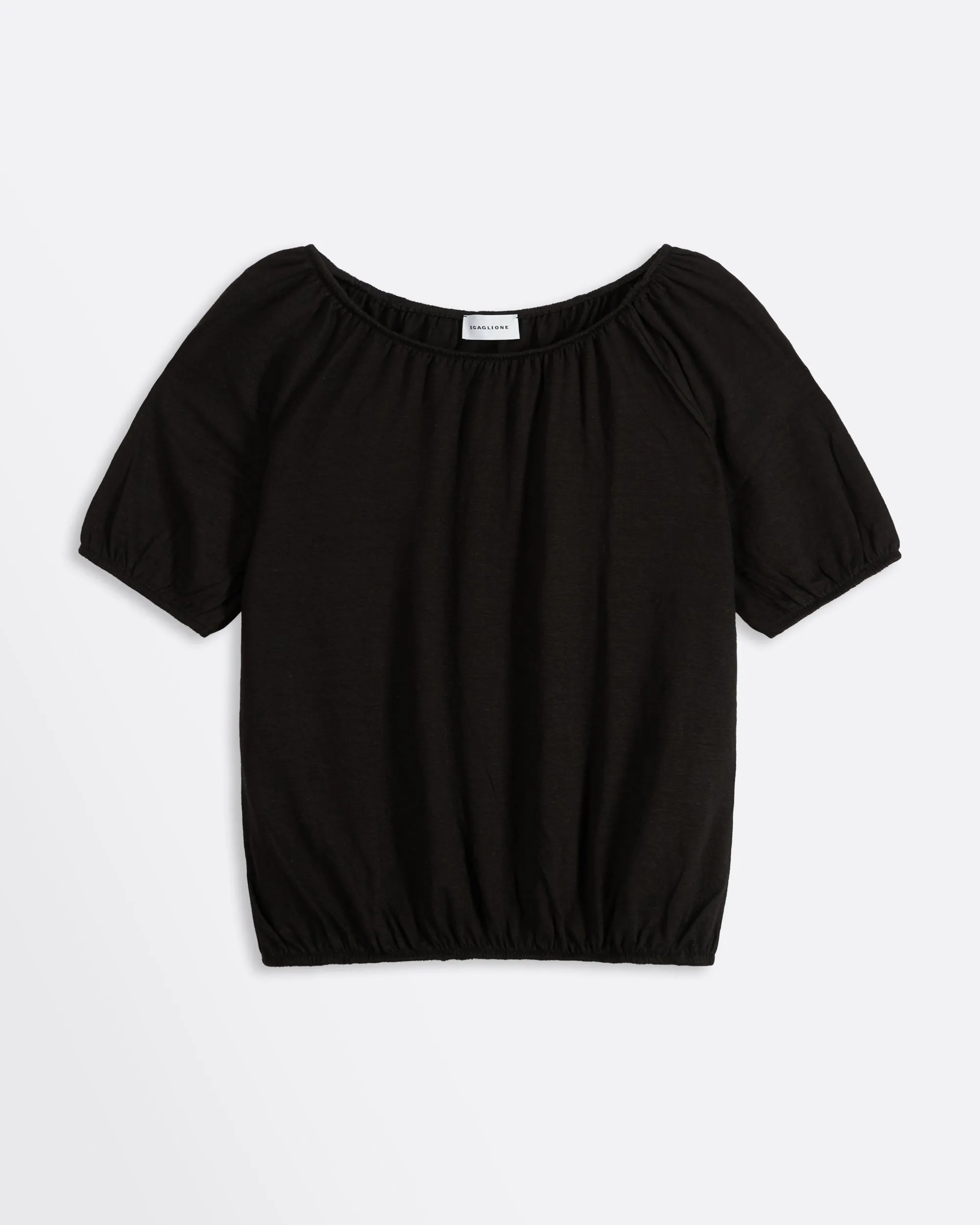 DIJ172 BLOUSE MM STRETCH LINEN JERSEY