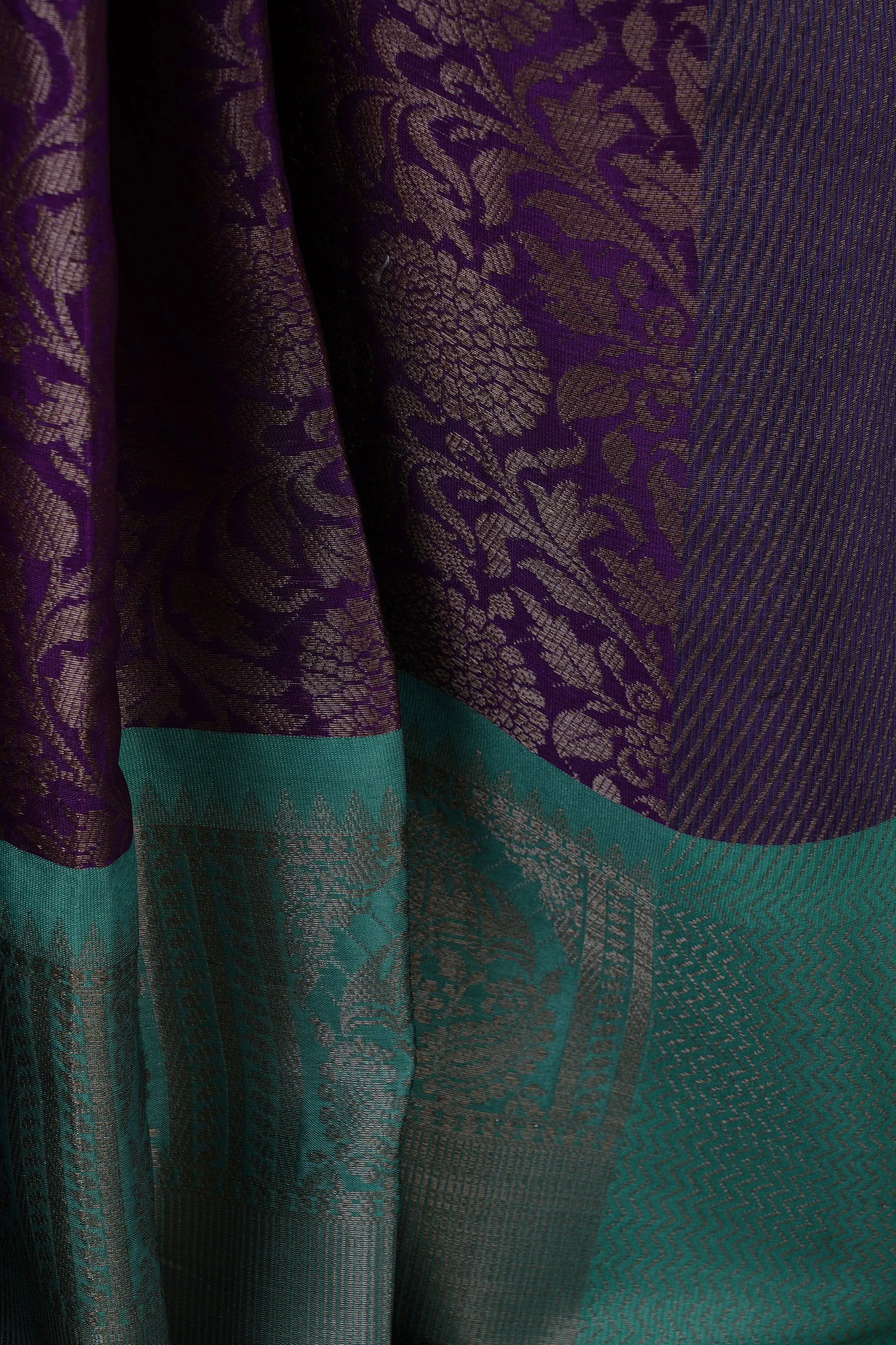 Elegant Banarasi Tissue Saree with Chic Jacquard Blouse