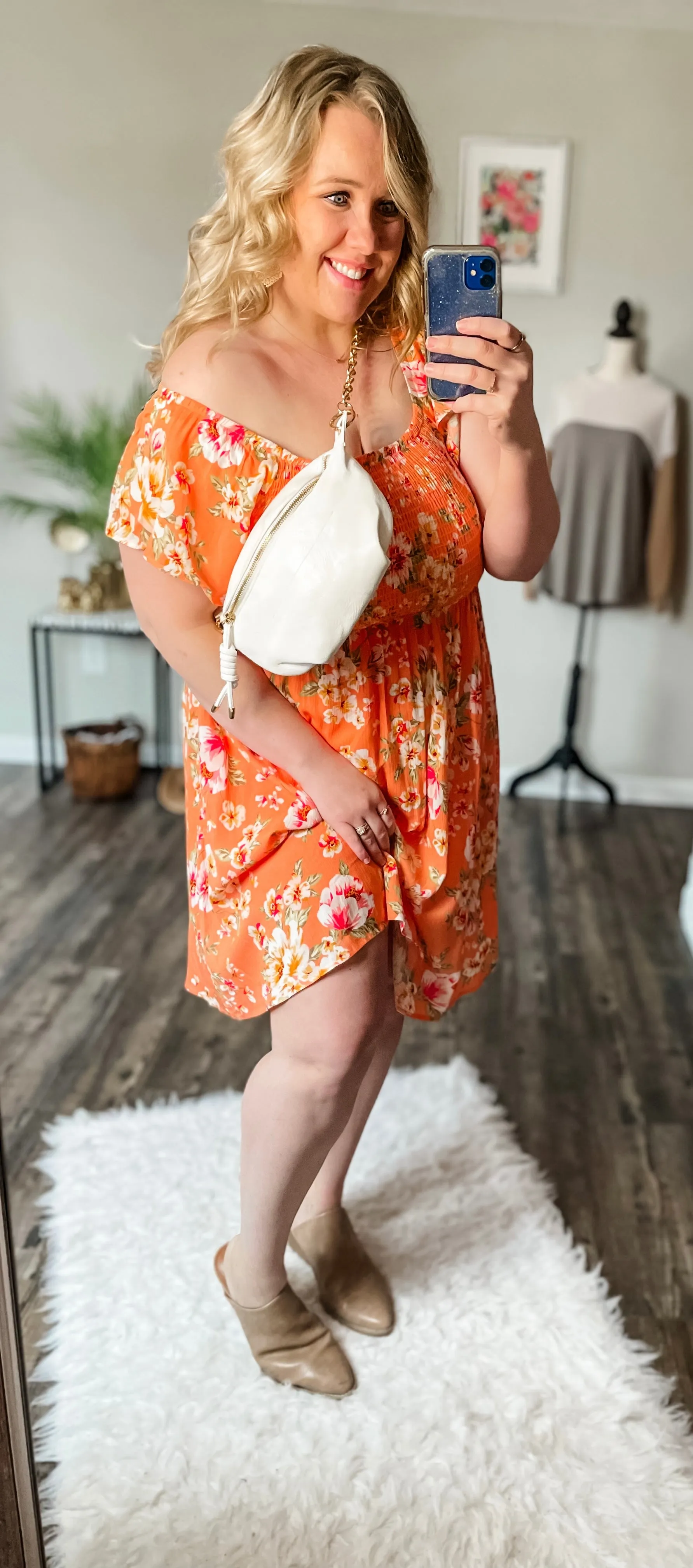 Floral print sundress