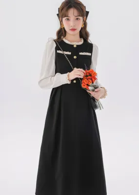 FRILL EDGE SWITCHING DRESS