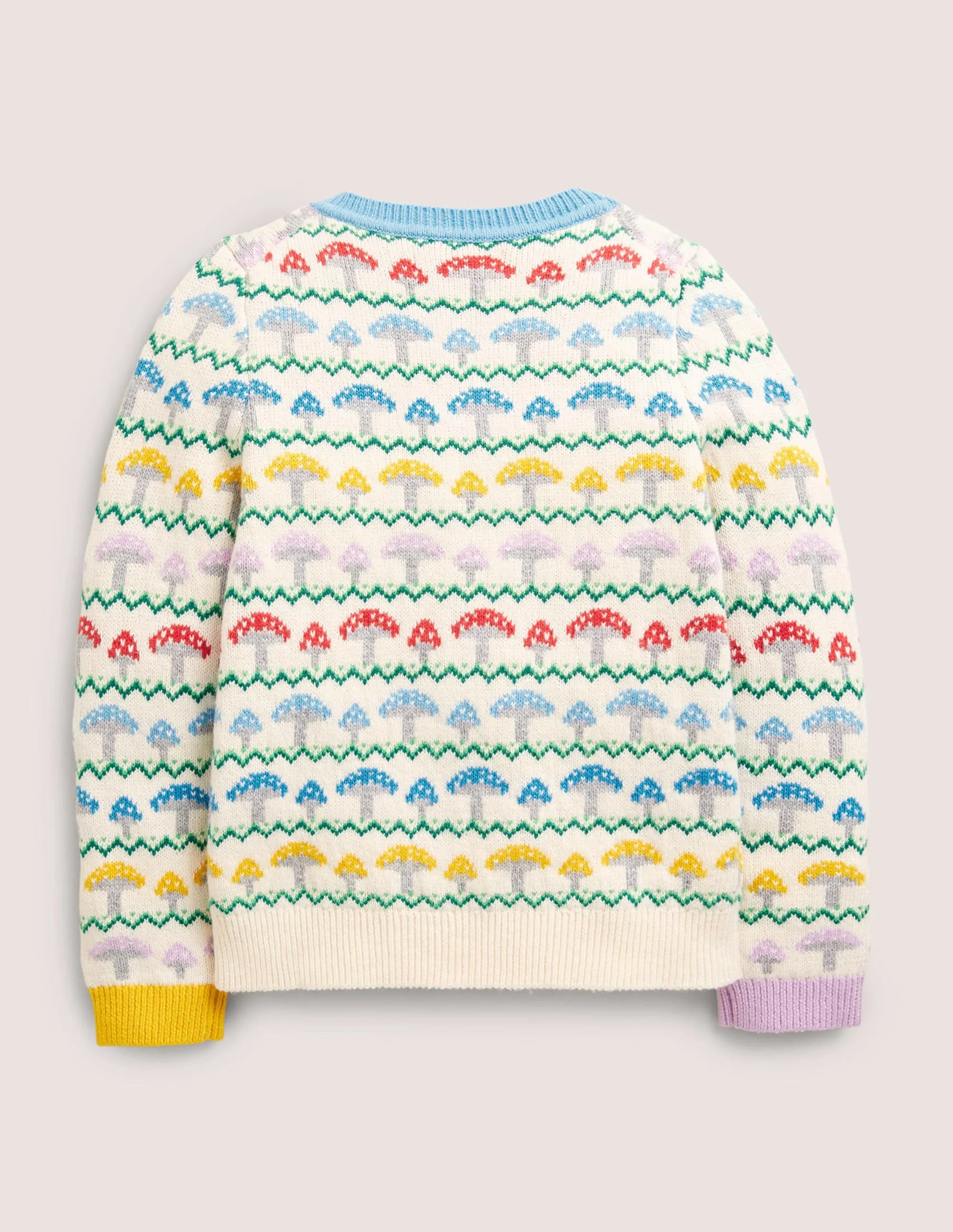 Fun Fair Isle Cardigan-Toadstool Fair Isle