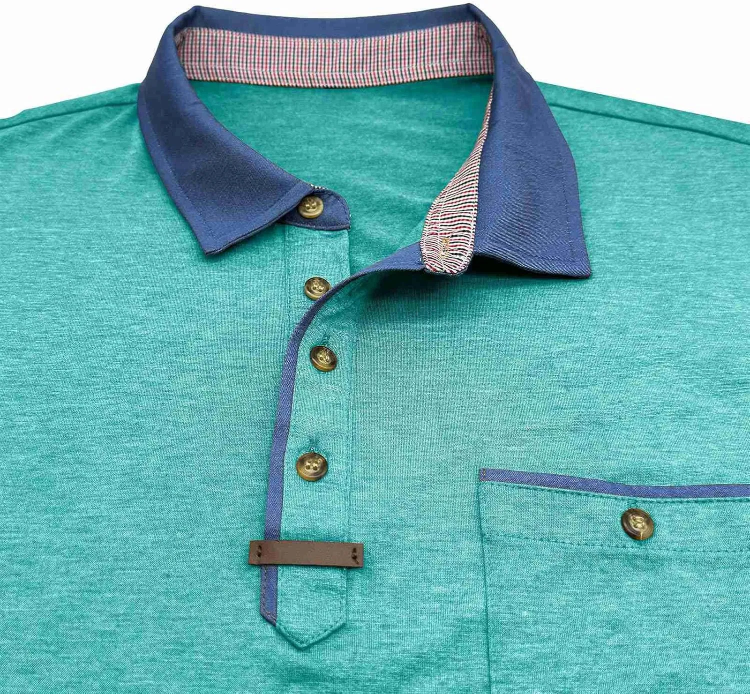Golf Polos for Men Casual Shirts Classic Button Basic Short Sleeve Shirt Solid Tees Golf Stylish Tops with Pocket