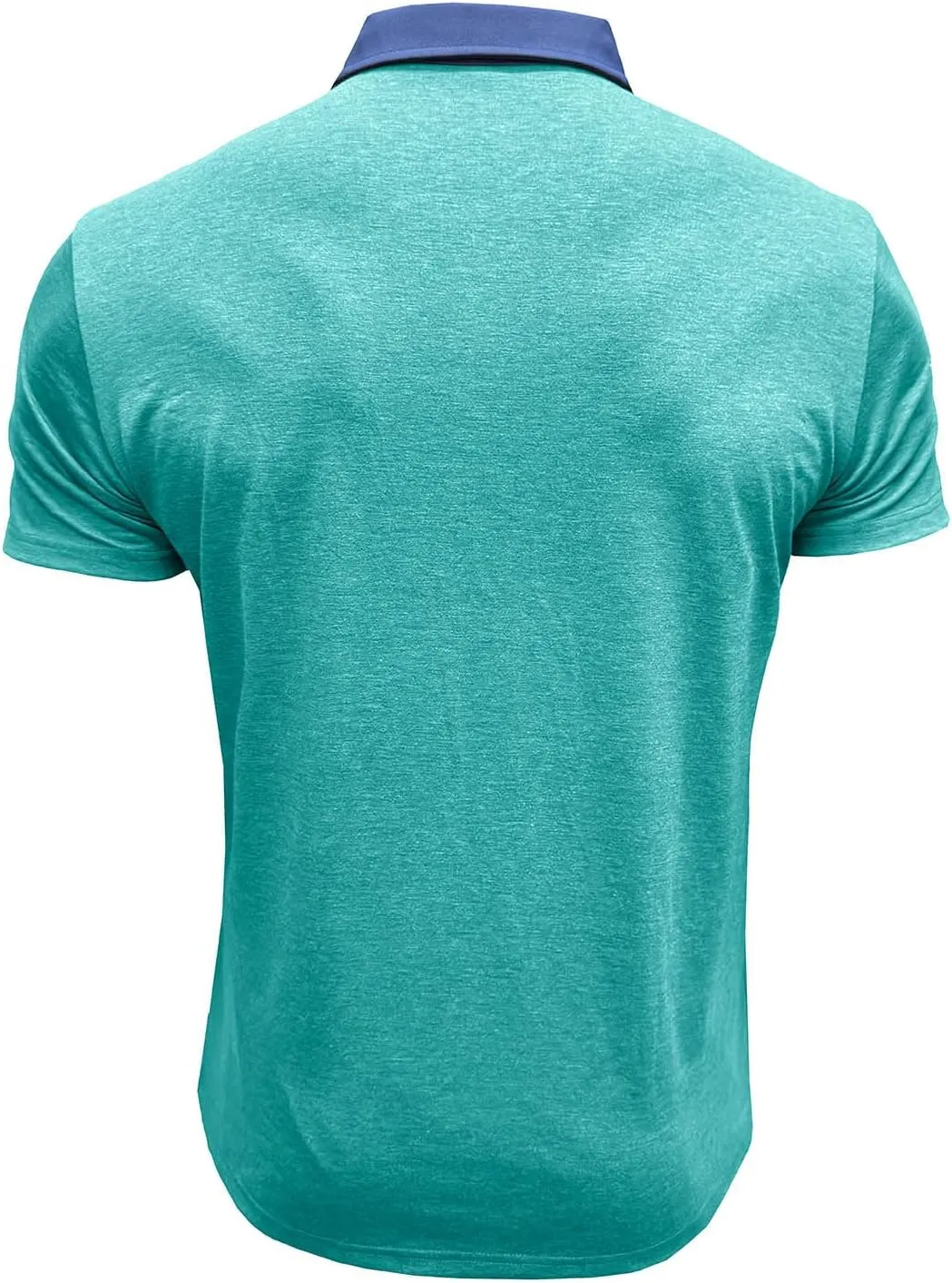 Golf Polos for Men Casual Shirts Classic Button Basic Short Sleeve Shirt Solid Tees Golf Stylish Tops with Pocket