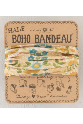 Half Boho Bandeau - Mandala Light Grey