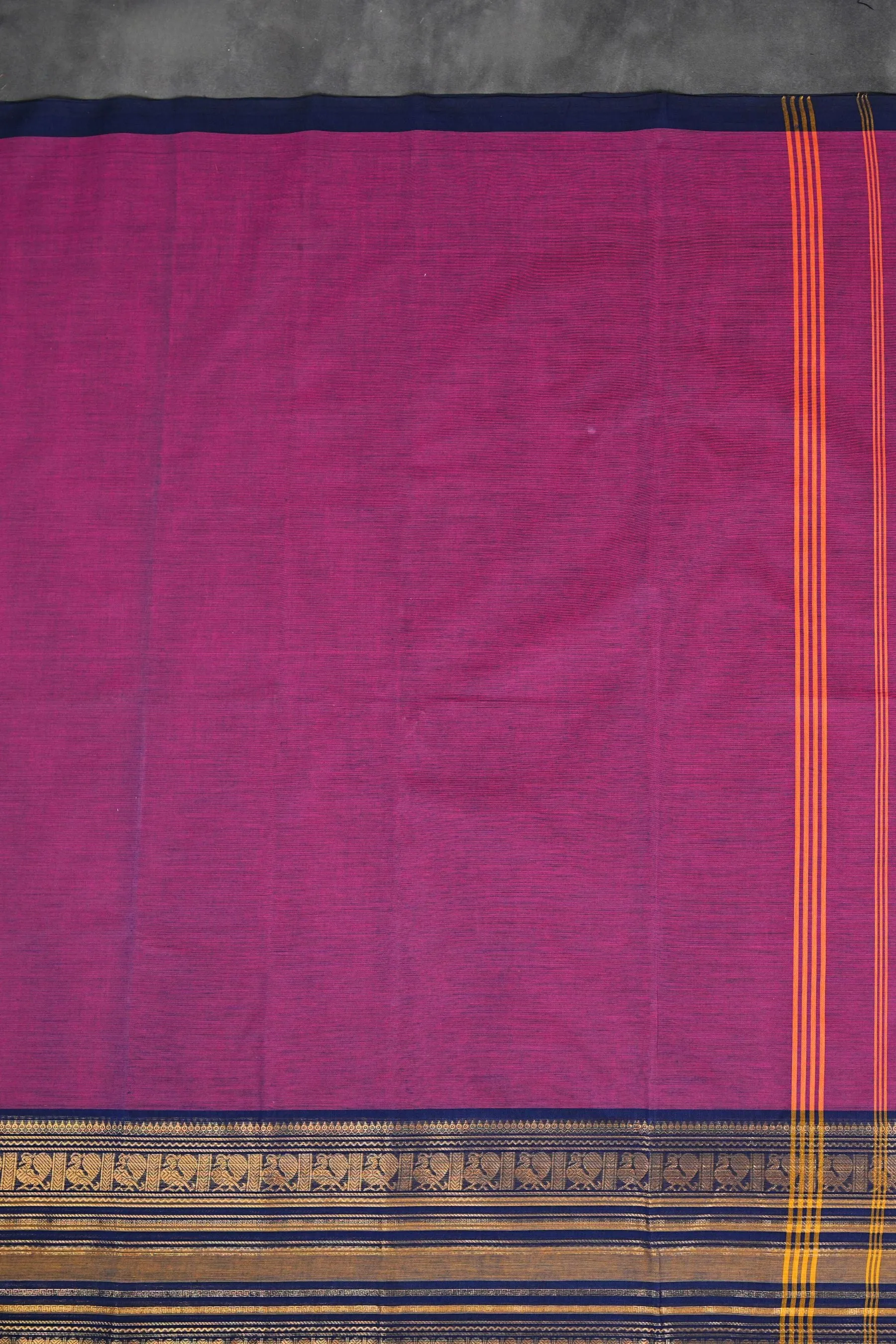 Handcrafted Pure Chettinad Cotton Saree for Elegant South Indian Style