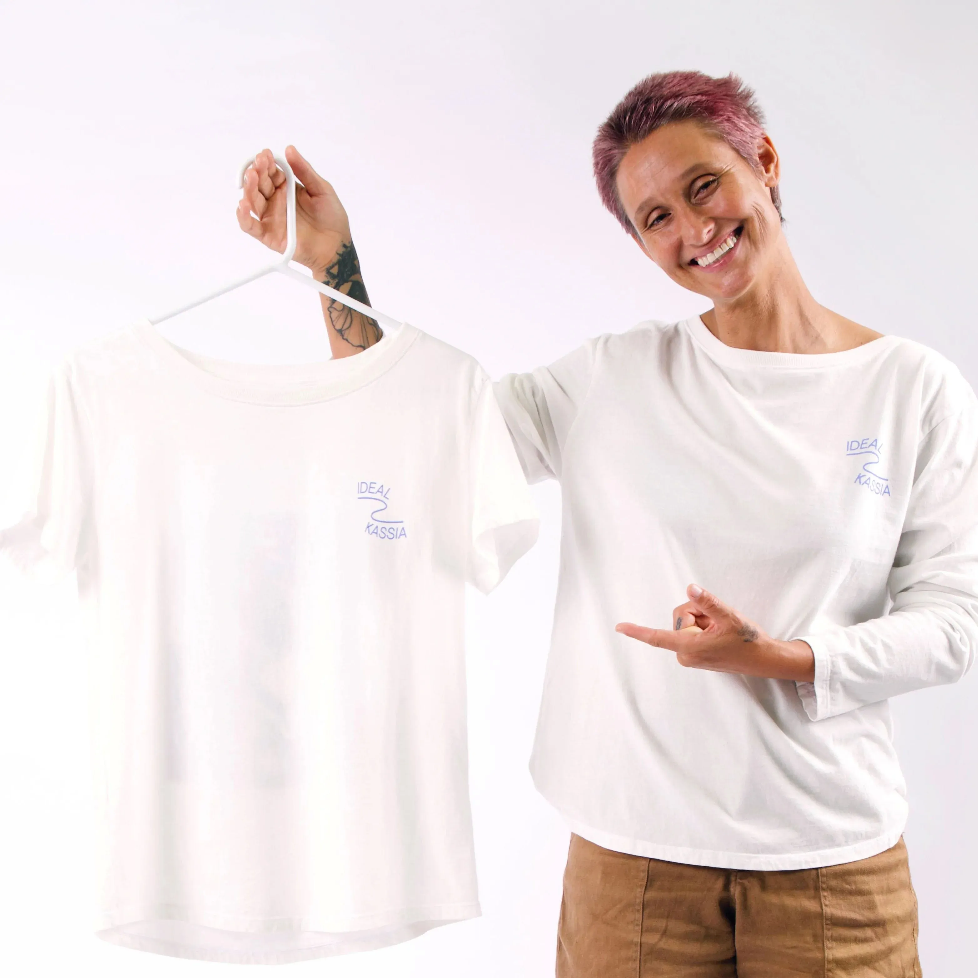 IDEAL x KASSIA SOFT WAVE SHORT SLEEVE SHIRT