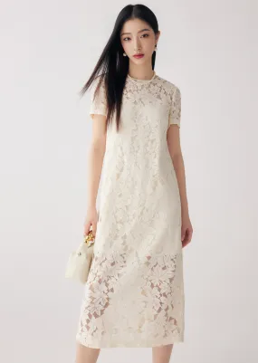 LACE RIBBON DRESS