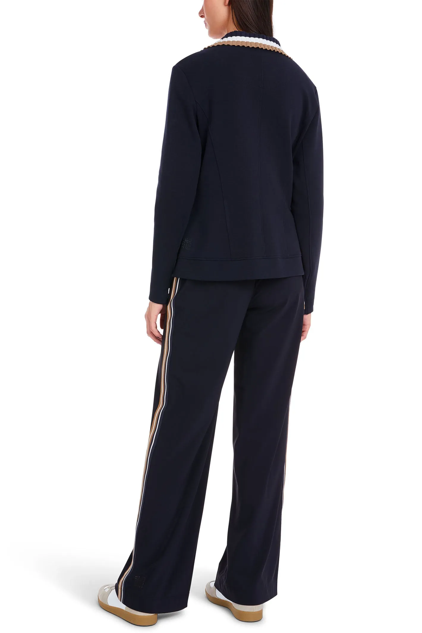 Marc Cain Sports Blazer Jacket Jersey Navy YS 34.14 J09 394