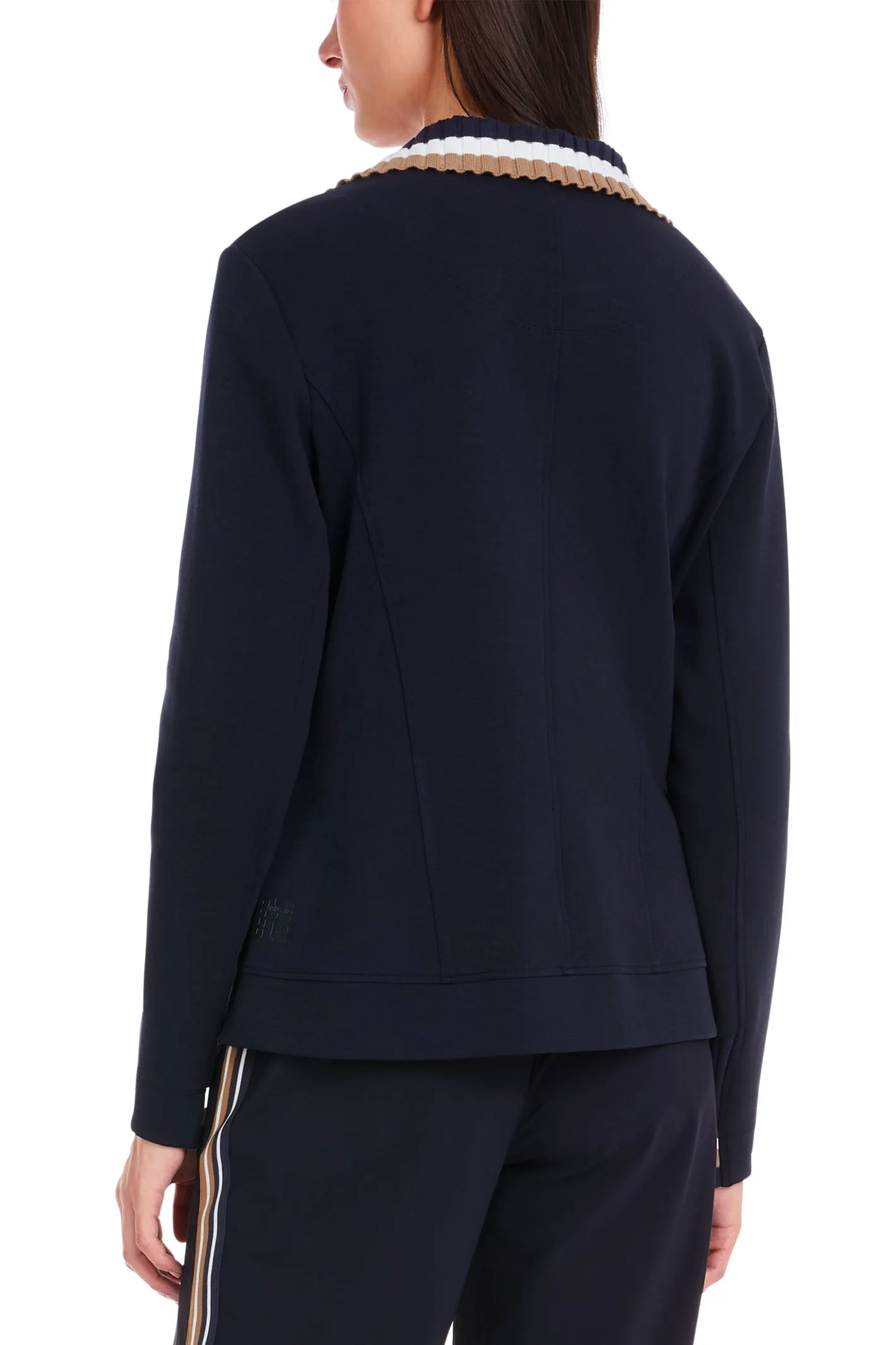 Marc Cain Sports Blazer Jacket Jersey Navy YS 34.14 J09 394