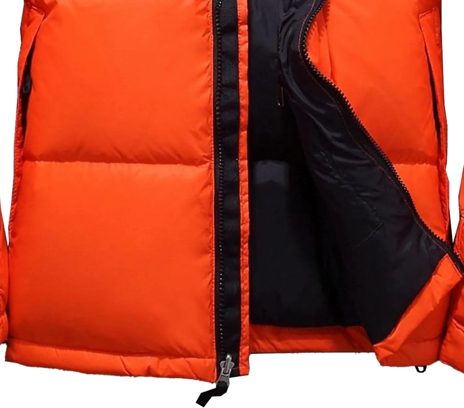 Mens Retro Bubble Puffer Jacket Stylish Stand Collar Duck Down Coats Short Casual Color Down Jackets