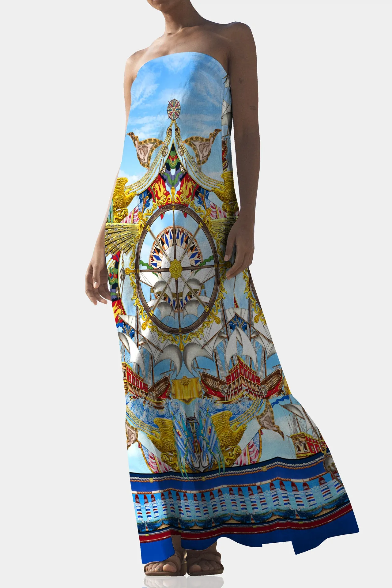 Nautical Flair Cotton Dresses