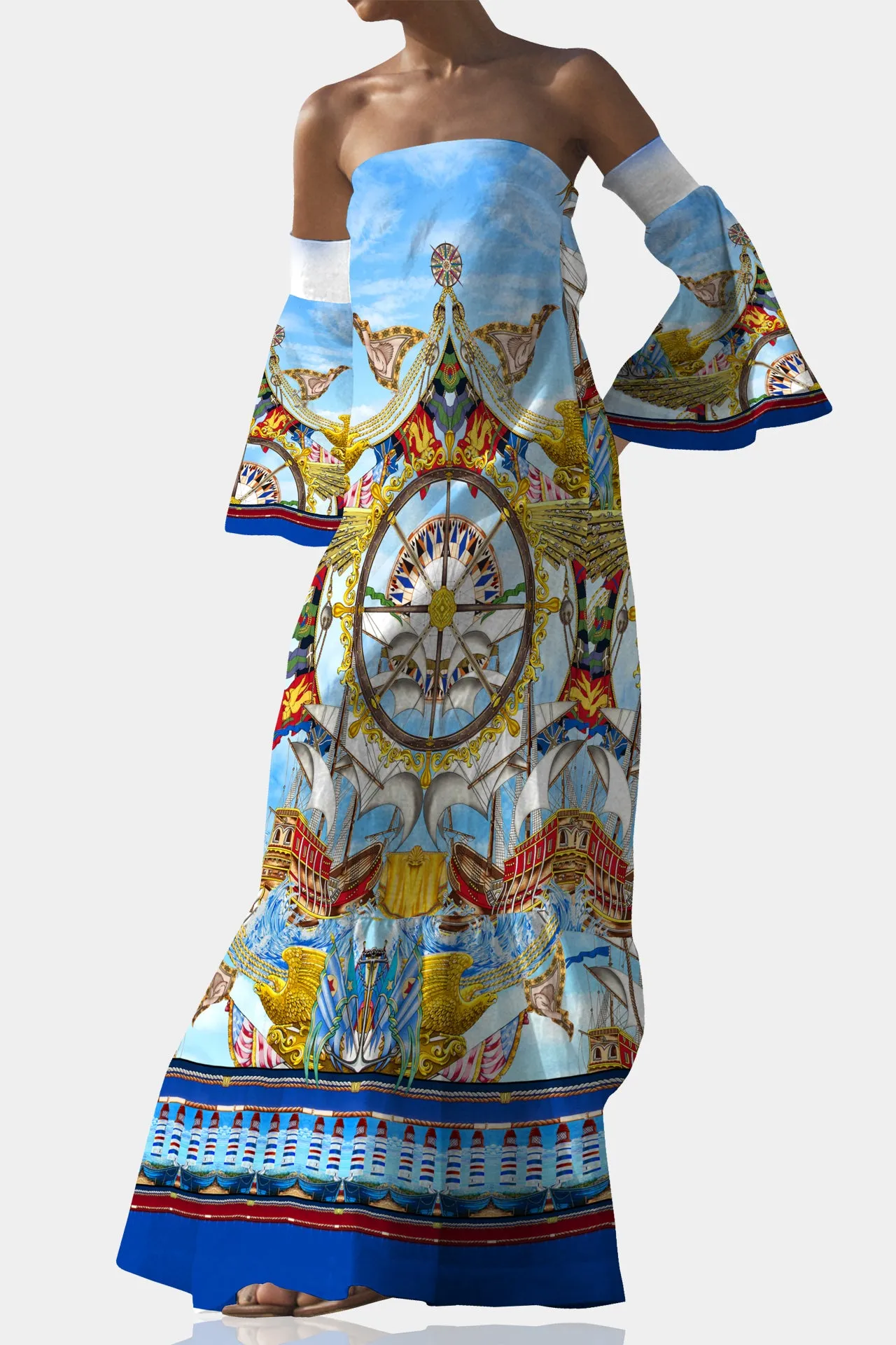 Nautical Flair Cotton Dresses