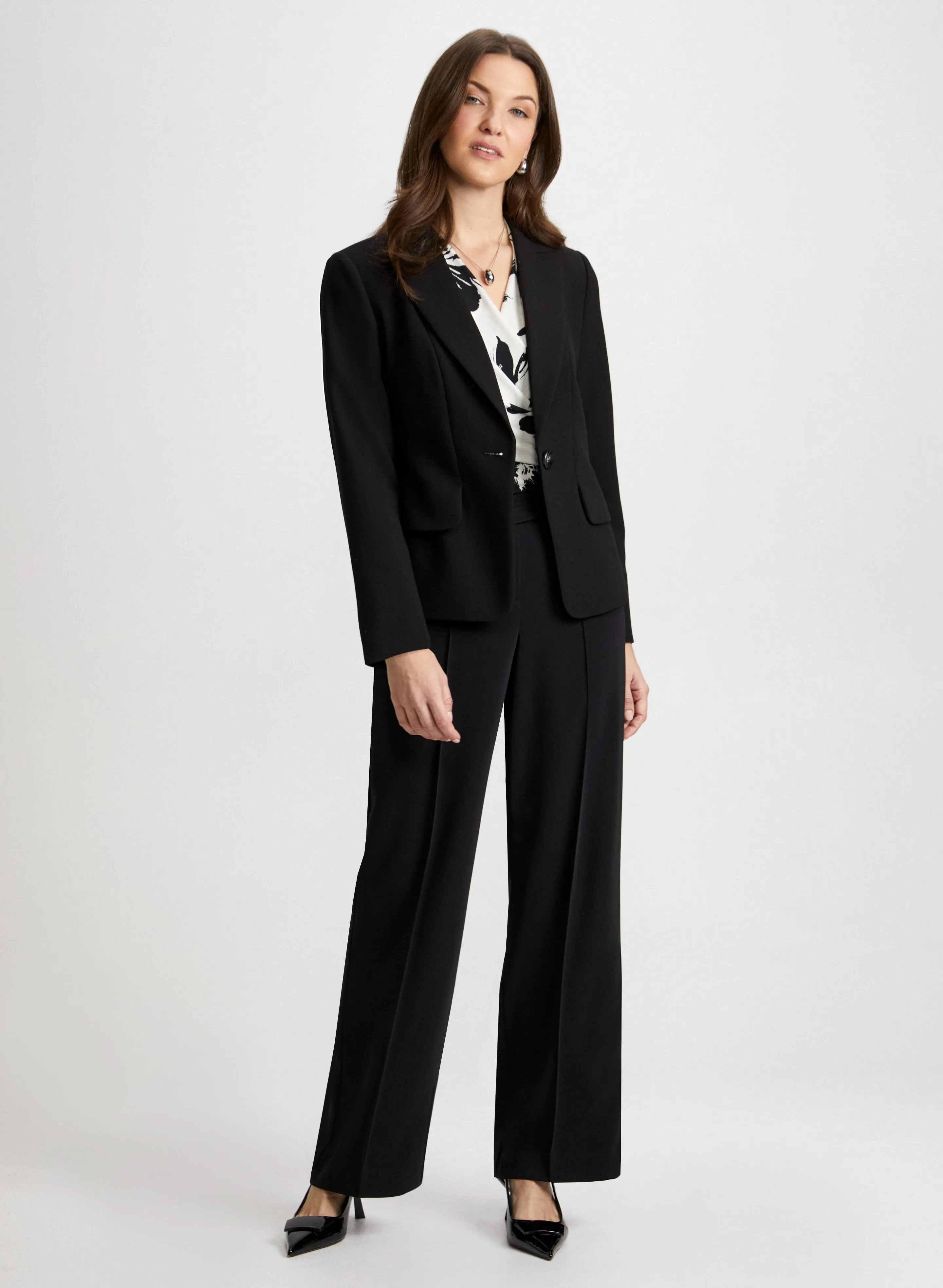Notch Collar Blazer