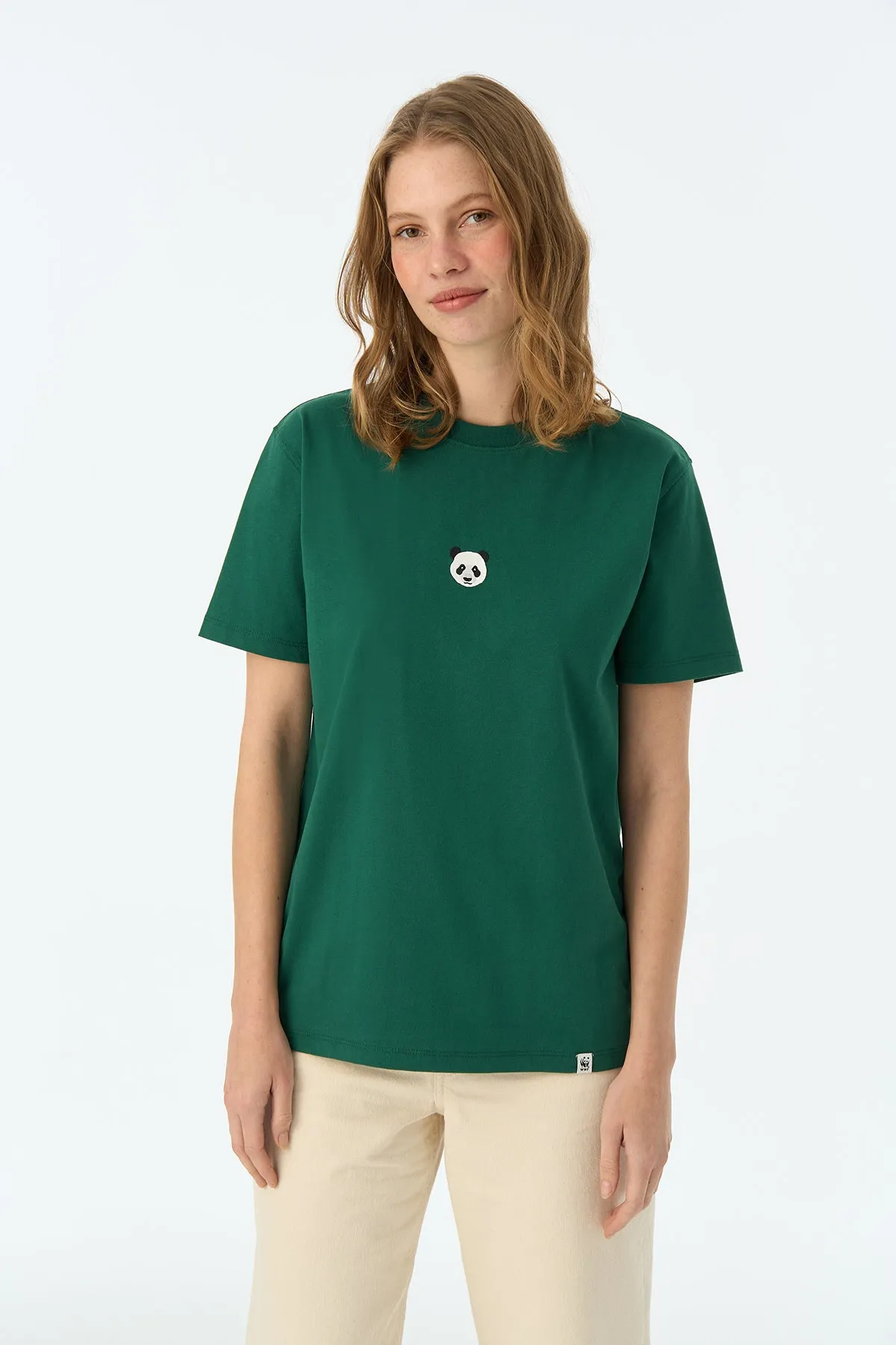 Panda Soft T-Shirt - Nefti Yeşil