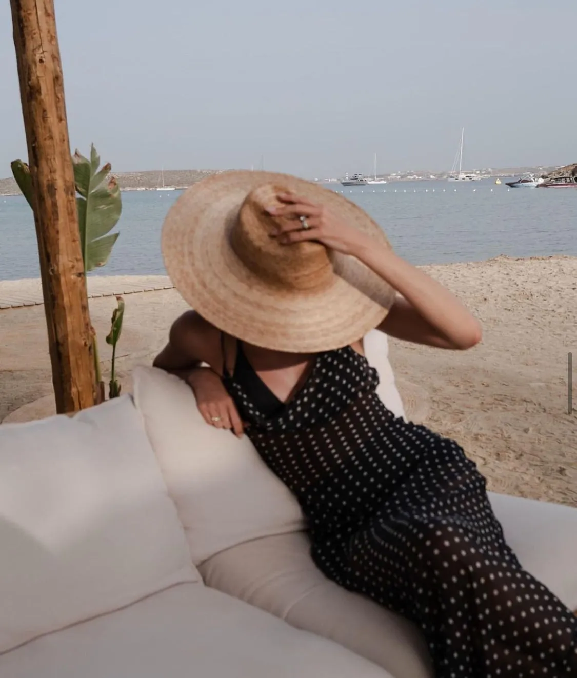 Polka dot mesh dress