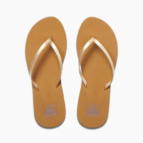 Reef Womens Bliss Nights Flip Flops - Tan/Champagne