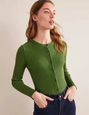 Ribbed Detail Cardigan-Park Ranger