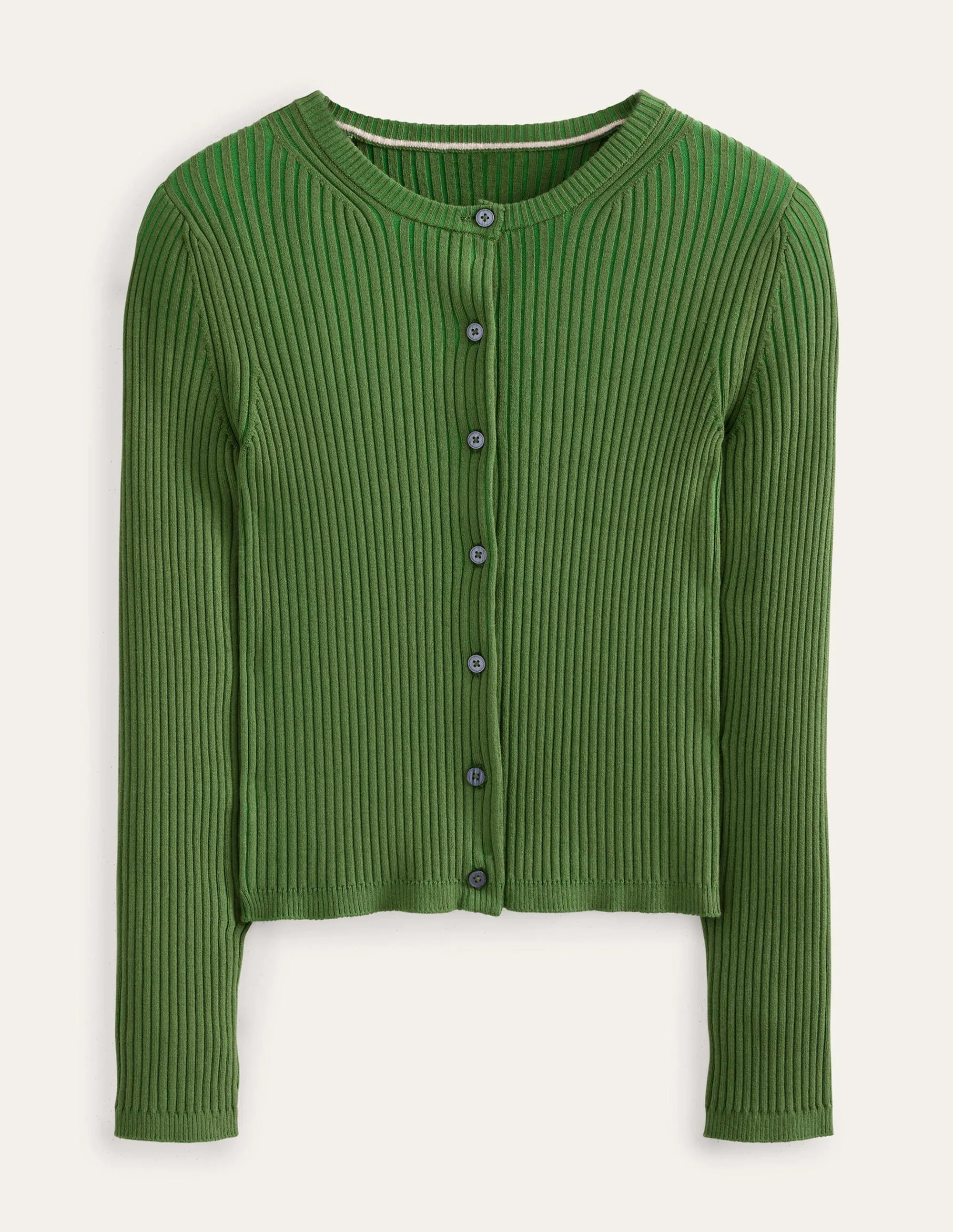 Ribbed Detail Cardigan-Park Ranger