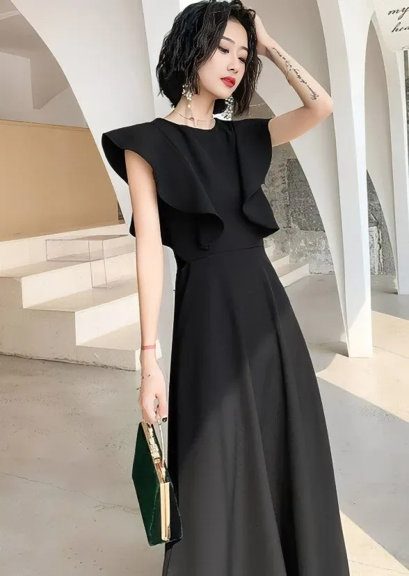 RUFFLE WAIST SHAPING DRESS