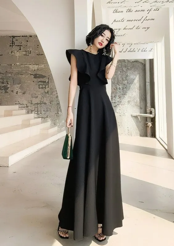 RUFFLE WAIST SHAPING DRESS