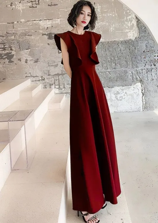 RUFFLE WAIST SHAPING DRESS
