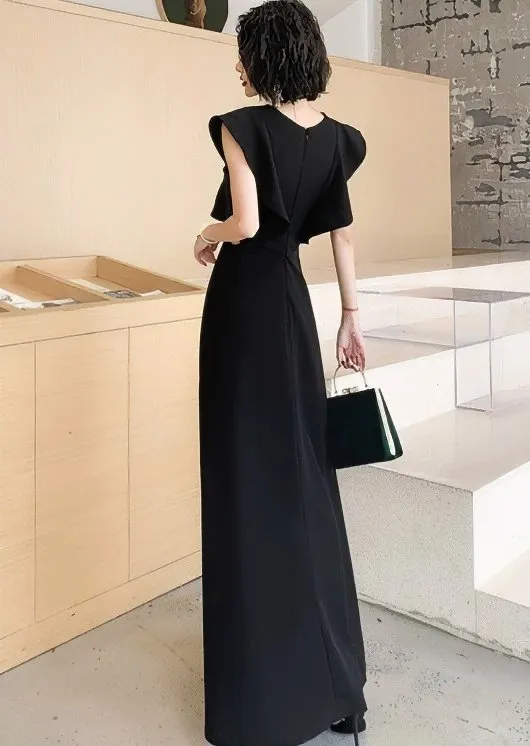 RUFFLE WAIST SHAPING DRESS
