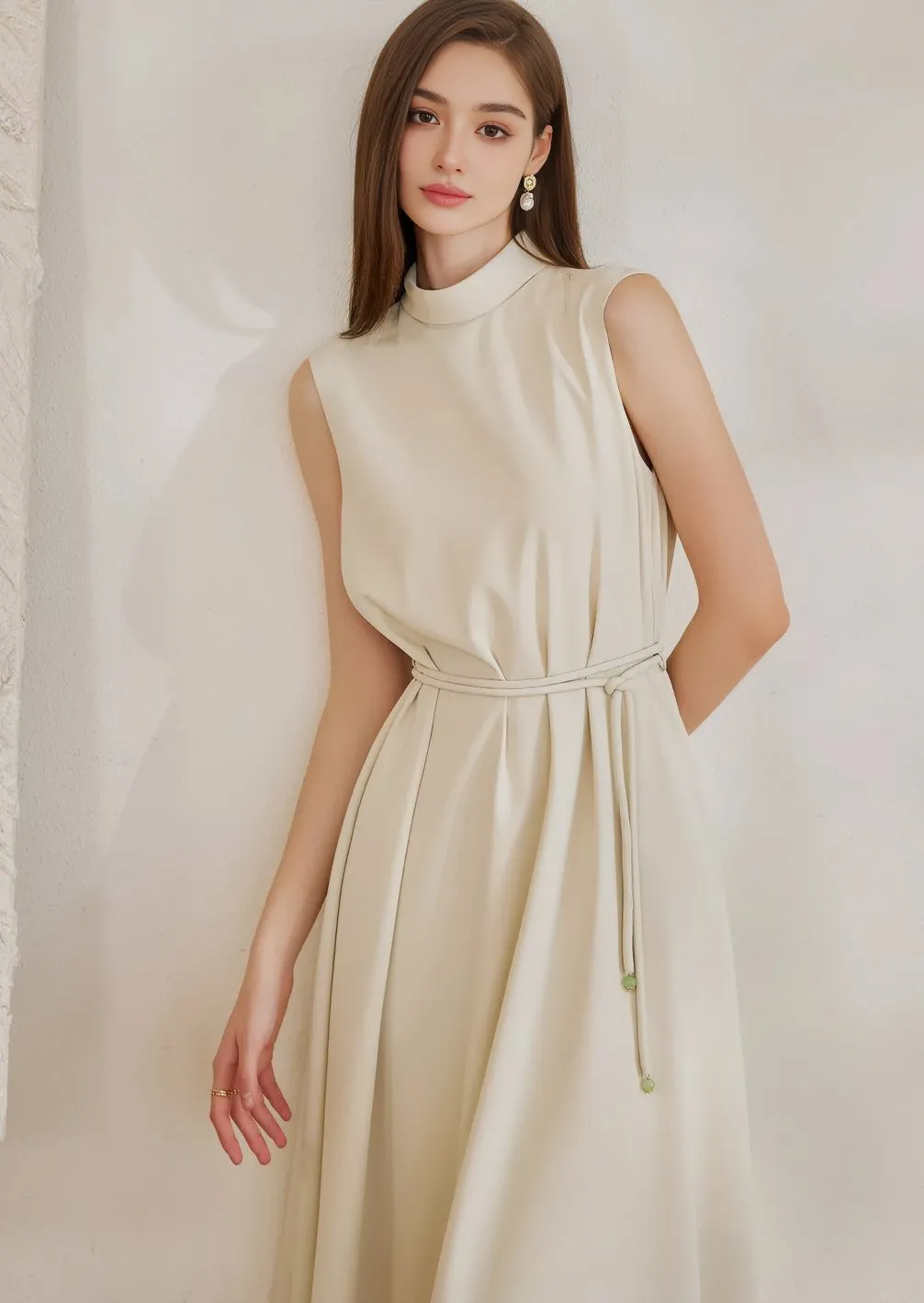 SHAPE HIGH NECK DRESS