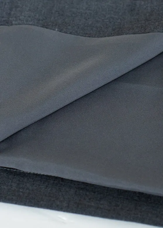 STITCHED GRAY SLIM DRESS