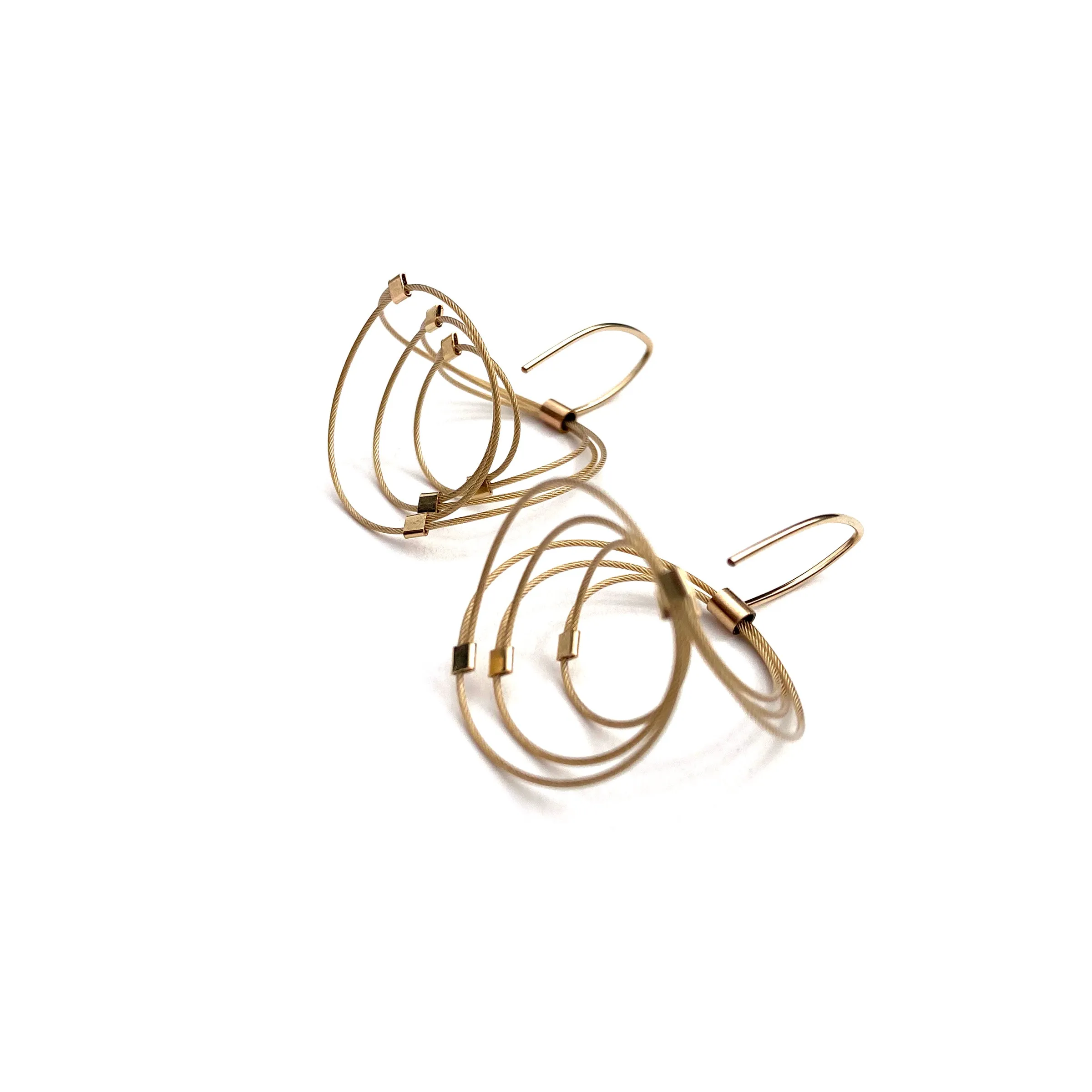 Swirl Earrings (Hooks)