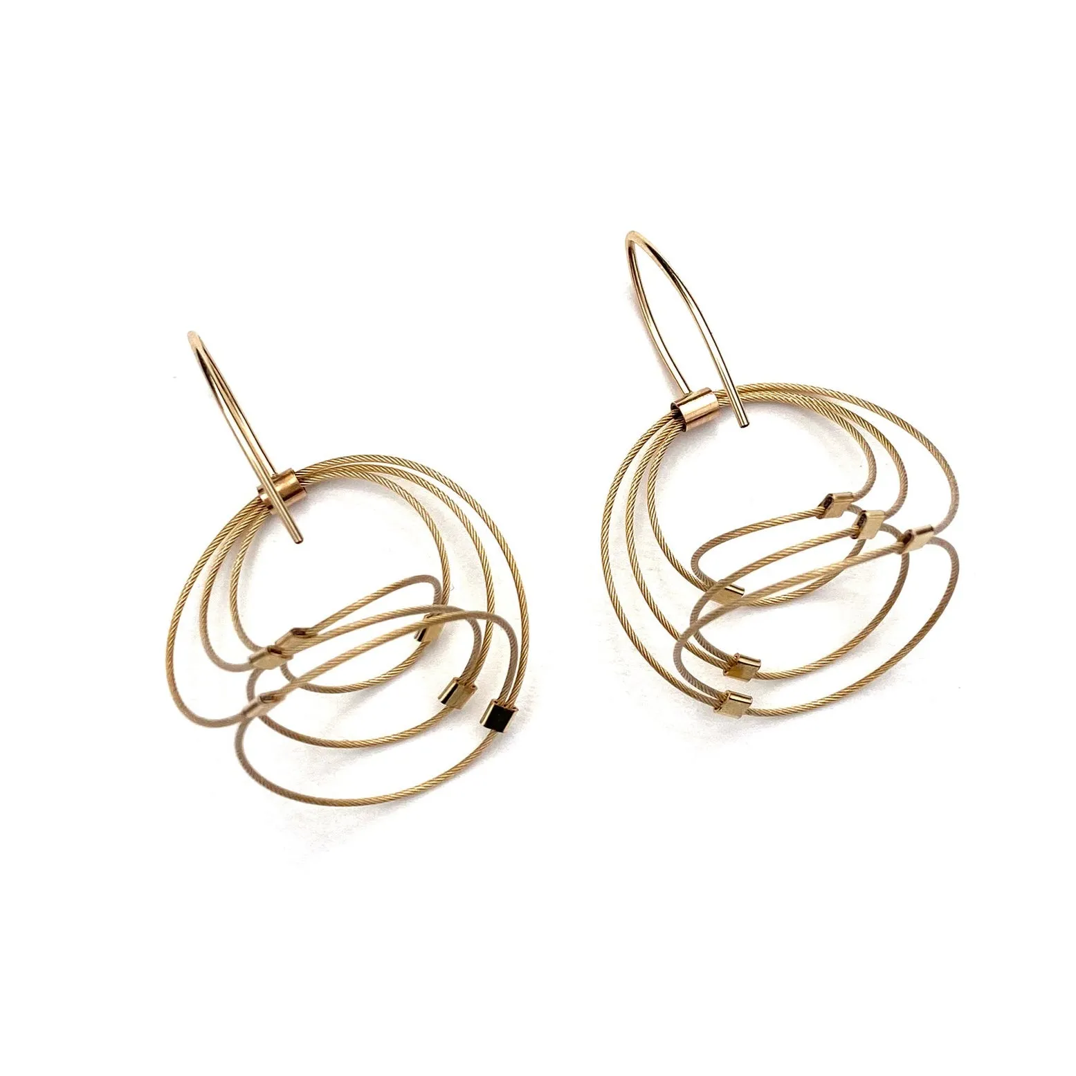 Swirl Earrings (Hooks)