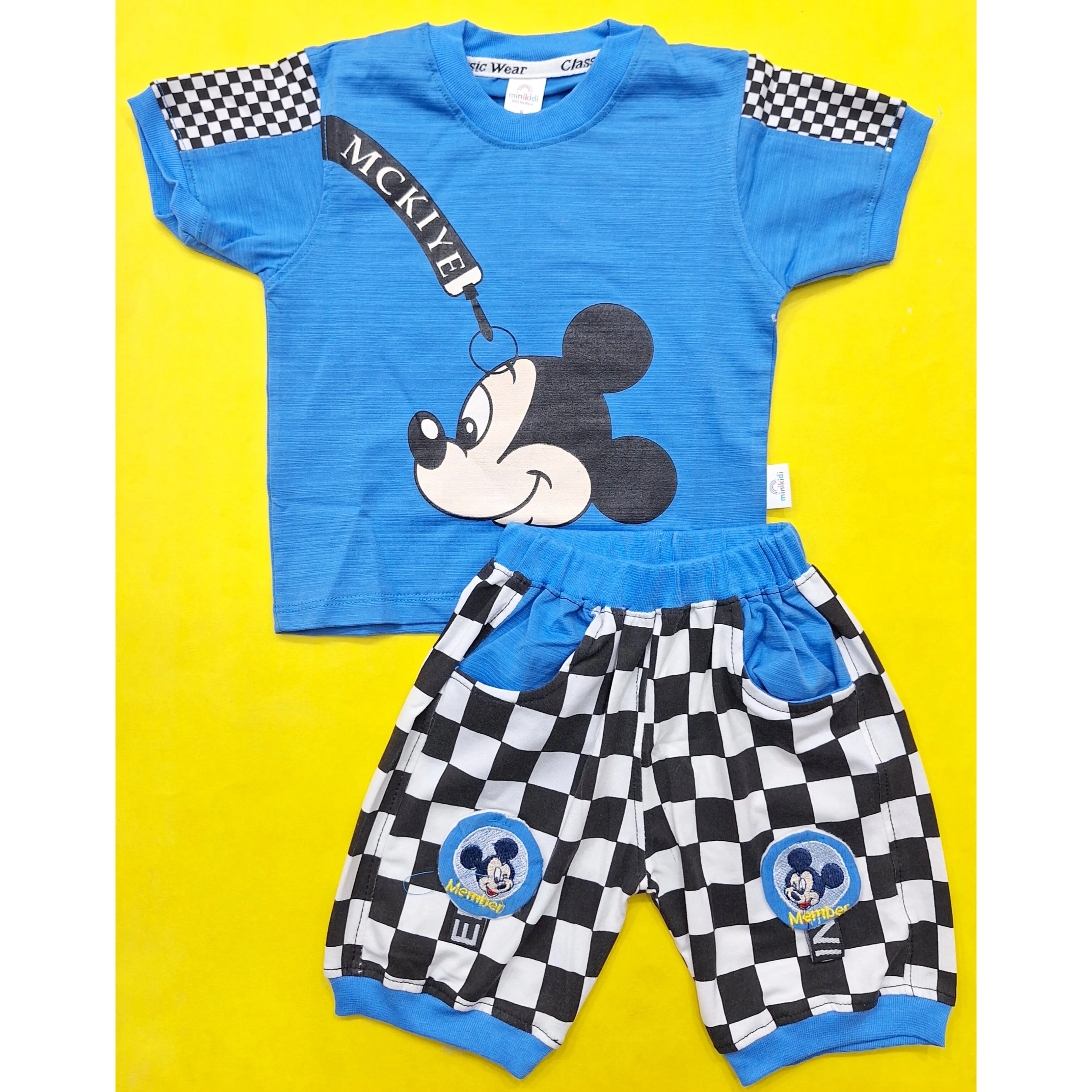 T-Shirt & Short - Mickey - Blue
