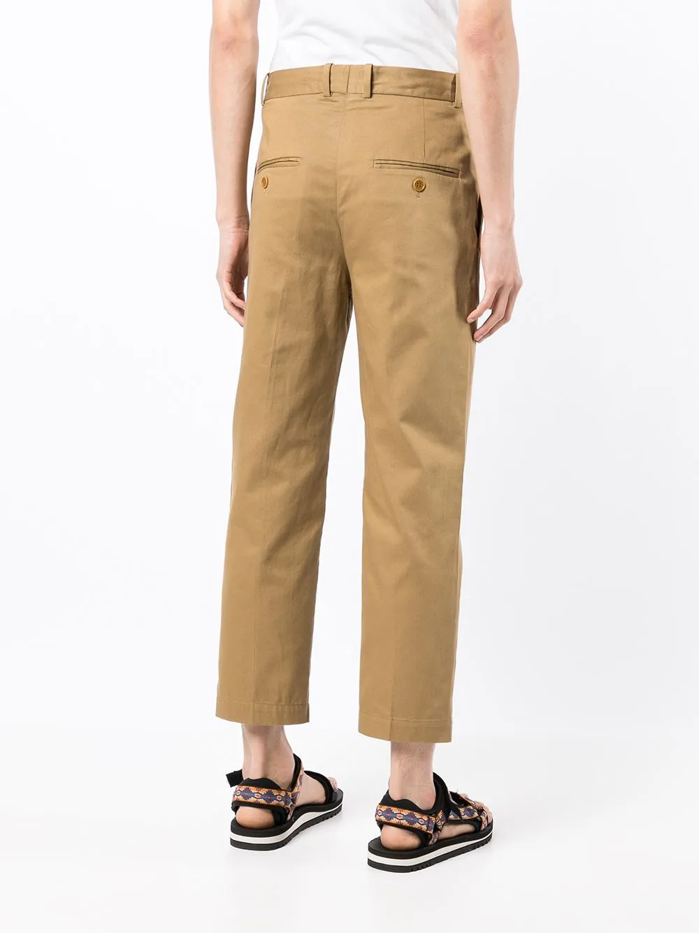 Tailored-Cut Cropped Trousers