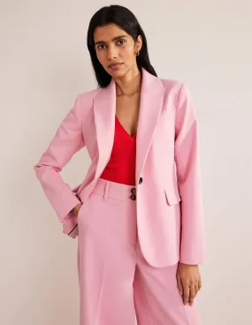Tailored Suit Blazer-Pink