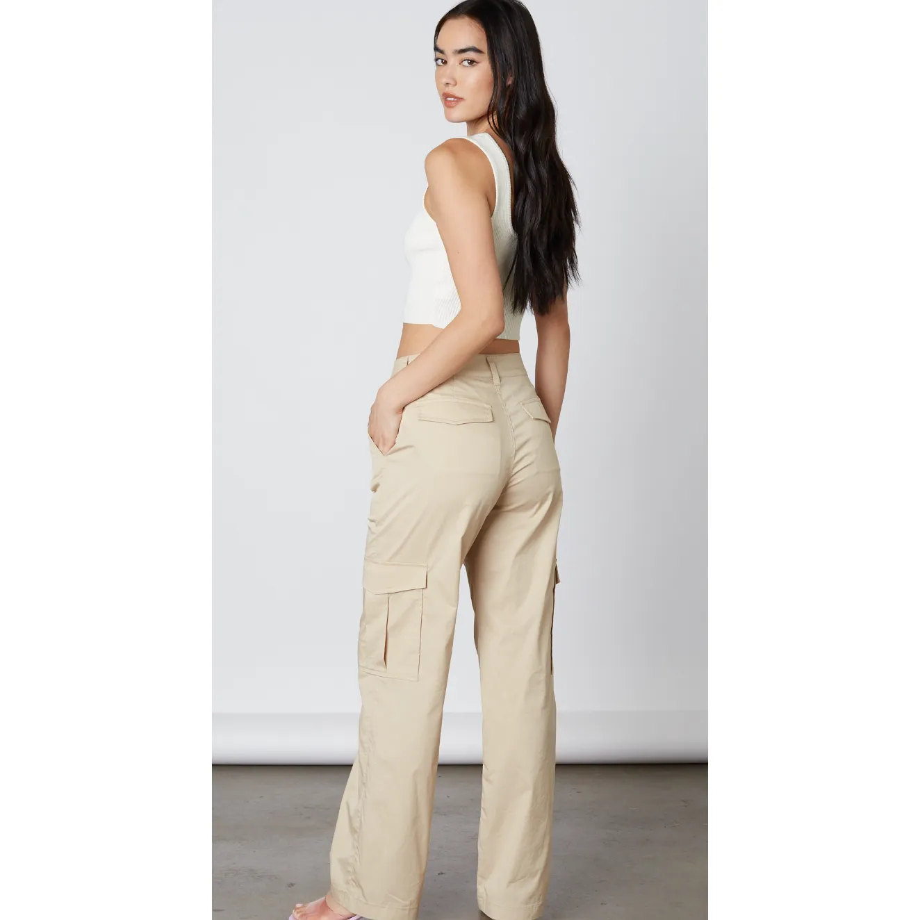 The Easton Beige Cargo Pants