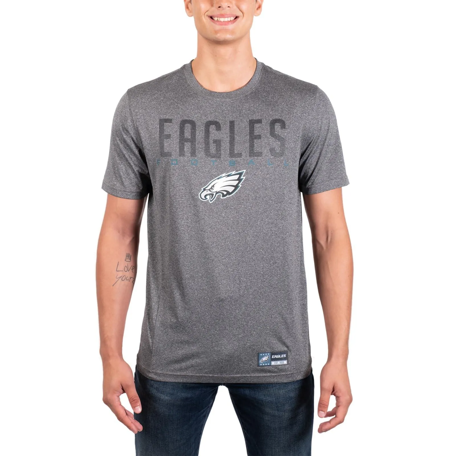 Ultra Game NFL Official Adults Super Soft Supreme Game Day T-Shirt - Unisex Philadelphia Eagles|Philadelphia Eagles