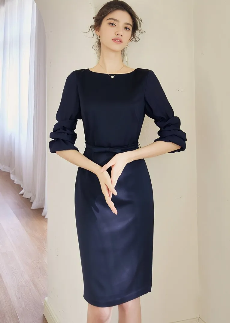 VOLUME SLEEVE DRESS