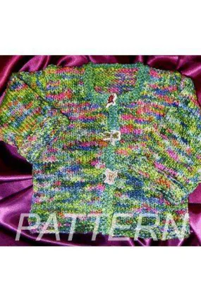 White Lies Designs-Childs secret Garden Cardigan *Pattern*