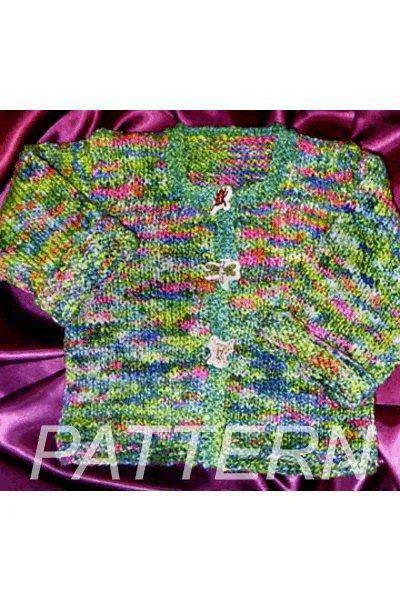 White Lies Designs-Childs secret Garden Cardigan *Pattern*